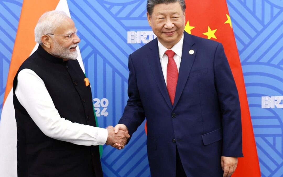 Xi Jinping and Narendra Modi meet, two days after a China-India border deal