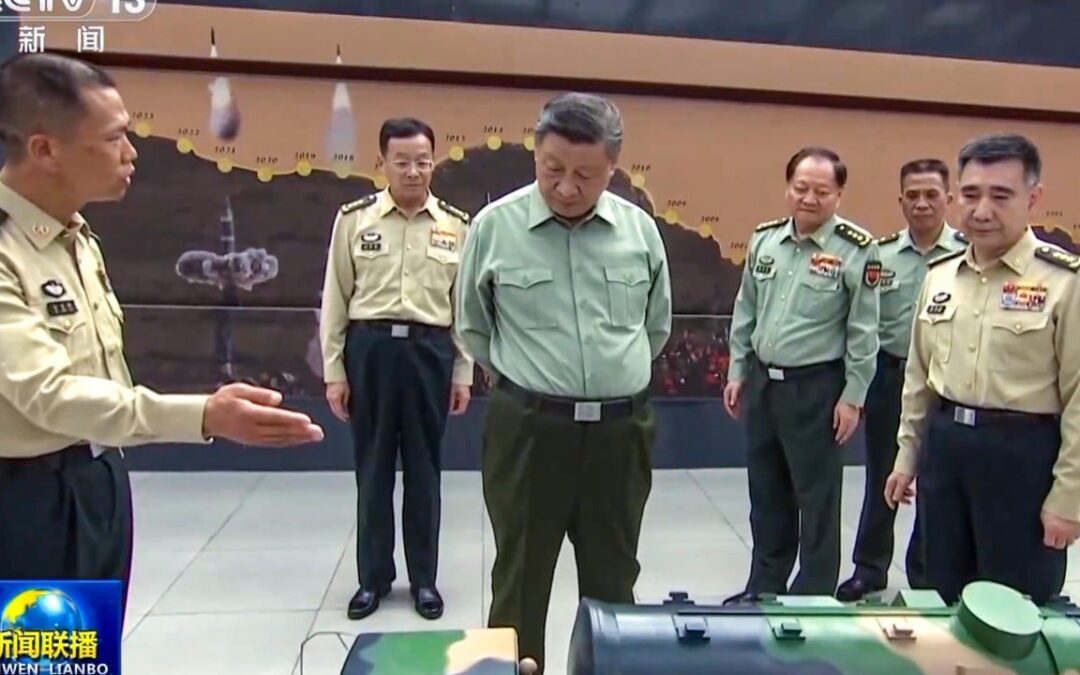 China’s leader has a new military secretary, state TV video of rocket force visit suggests