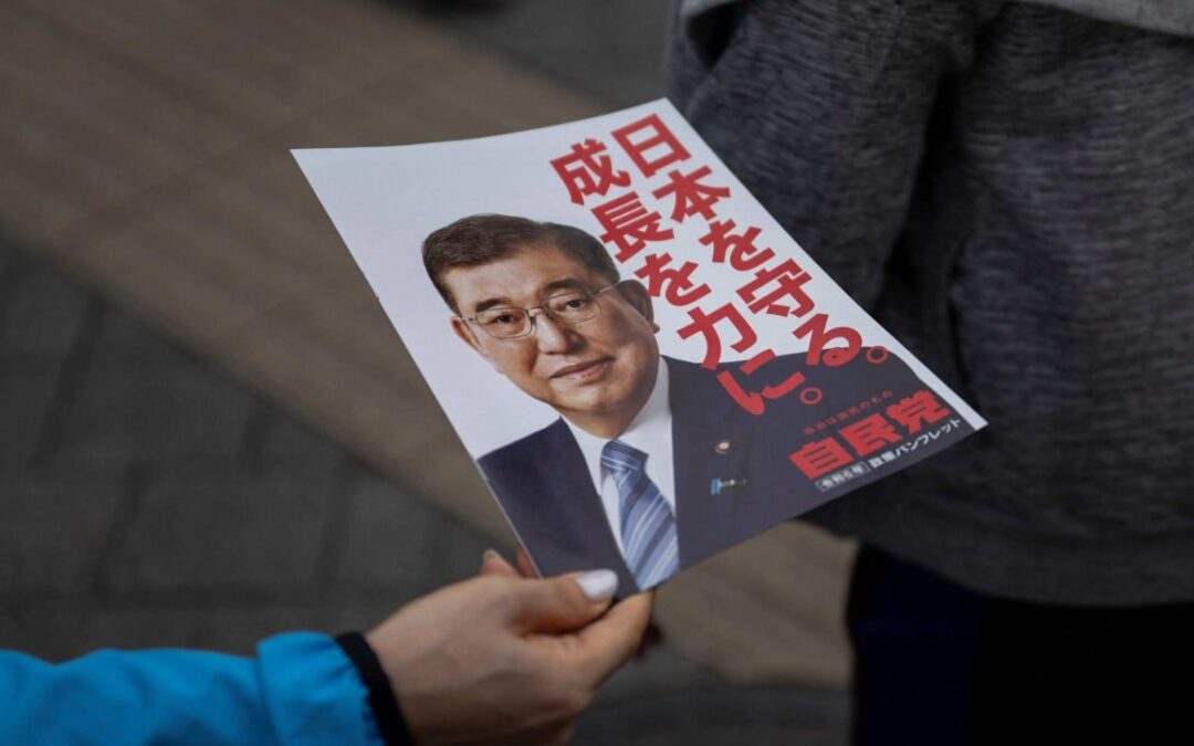 Japan’s Ishiba seeks fresh mandate as election race tightens