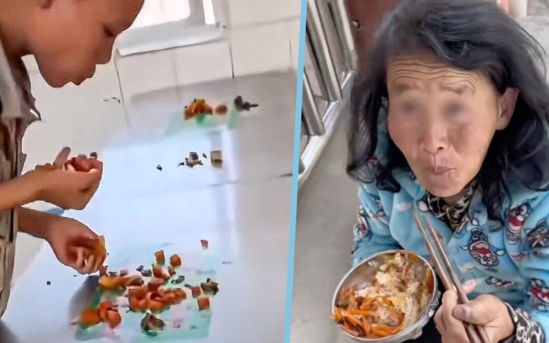 Boy in China gives own lunches to mentally impaired mum, eats leftovers, prompting donations