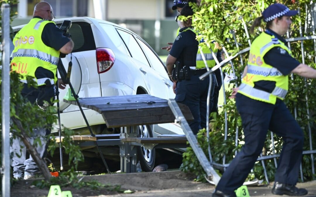 Mother’s car ploughs through school fence in Australia, killing 1