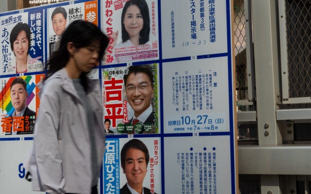 Japan sees record number of women run in general polls across ‘male-oriented’ parties