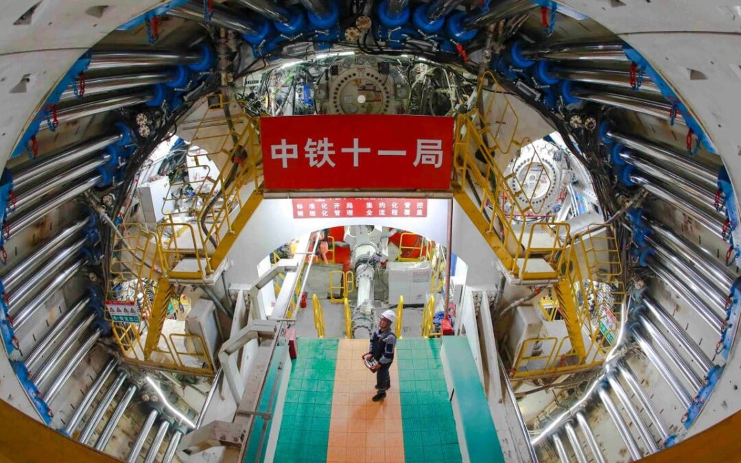 Excavation begins below East China Sea for undersea high-speed railway tunnel