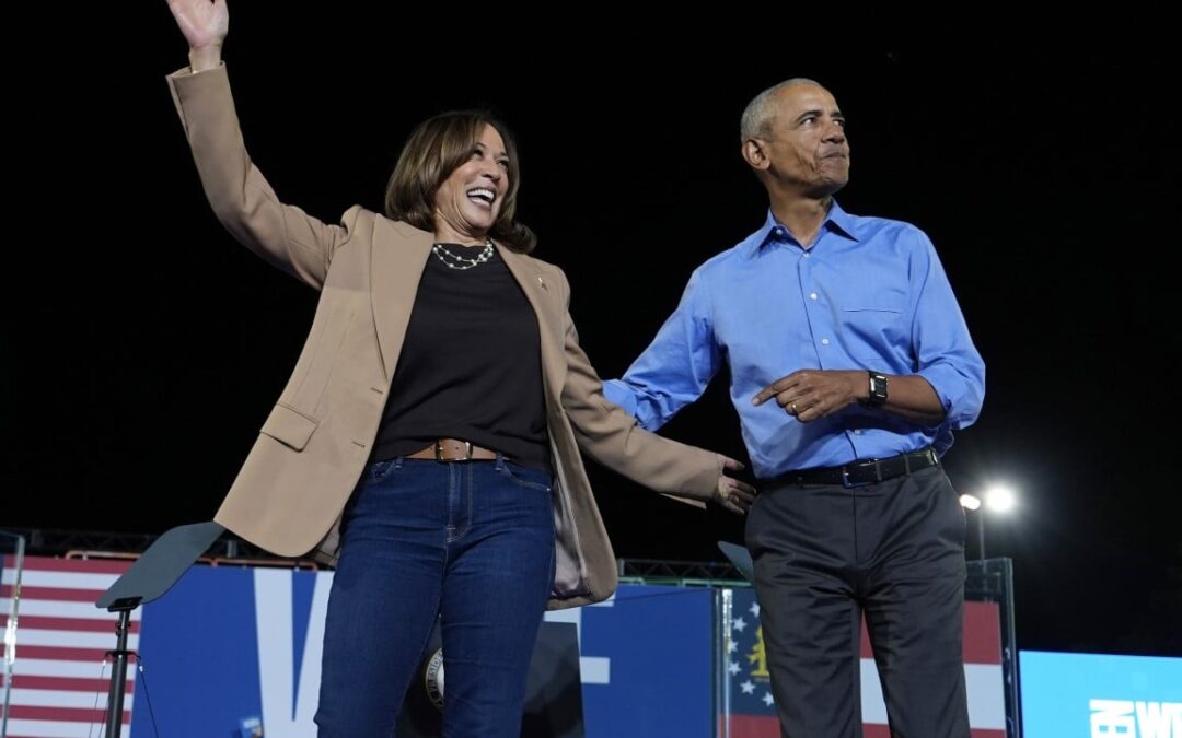 Harris joined by Obama, Springsteen at star-studded election rally in swing state Georgia