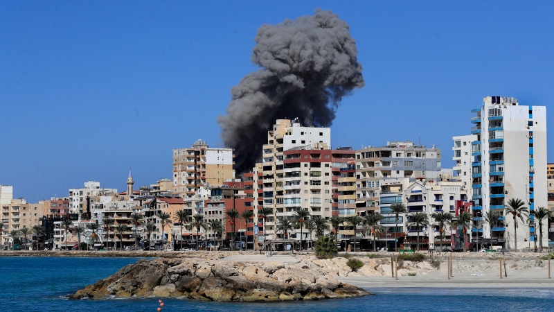 Israeli strikes pound Lebanese coastal city after residents evacuate