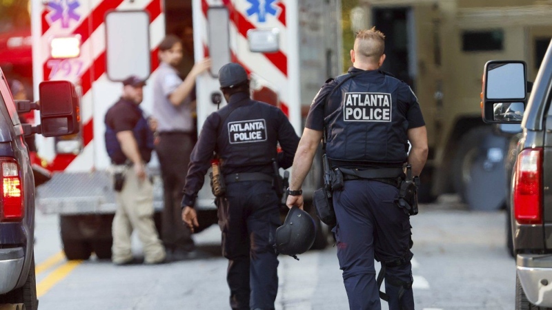 Active shooter at Atlanta hotel is taken into custody after multiple shots fired