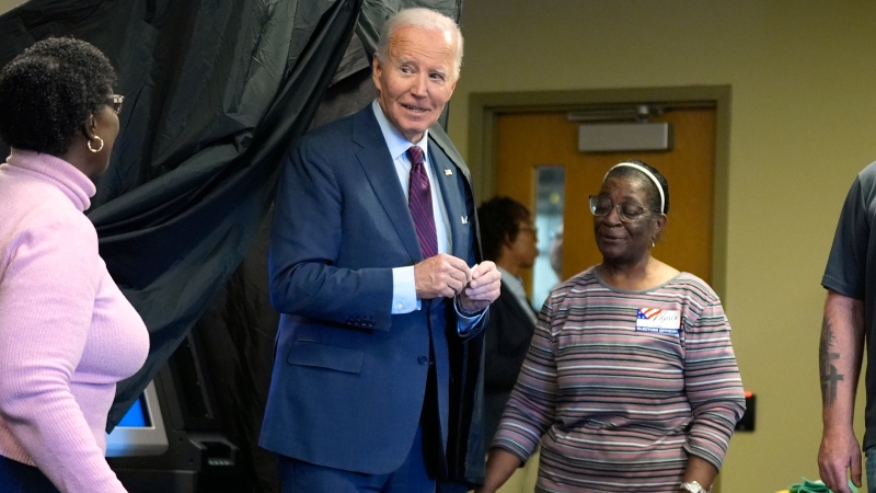 Biden casts a ballot he once wanted to be on