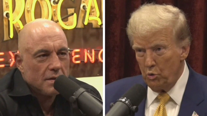 Trump says he’s open to eliminating income taxes as he pushes sweeping tariff proposals on podcast with Joe Rogan