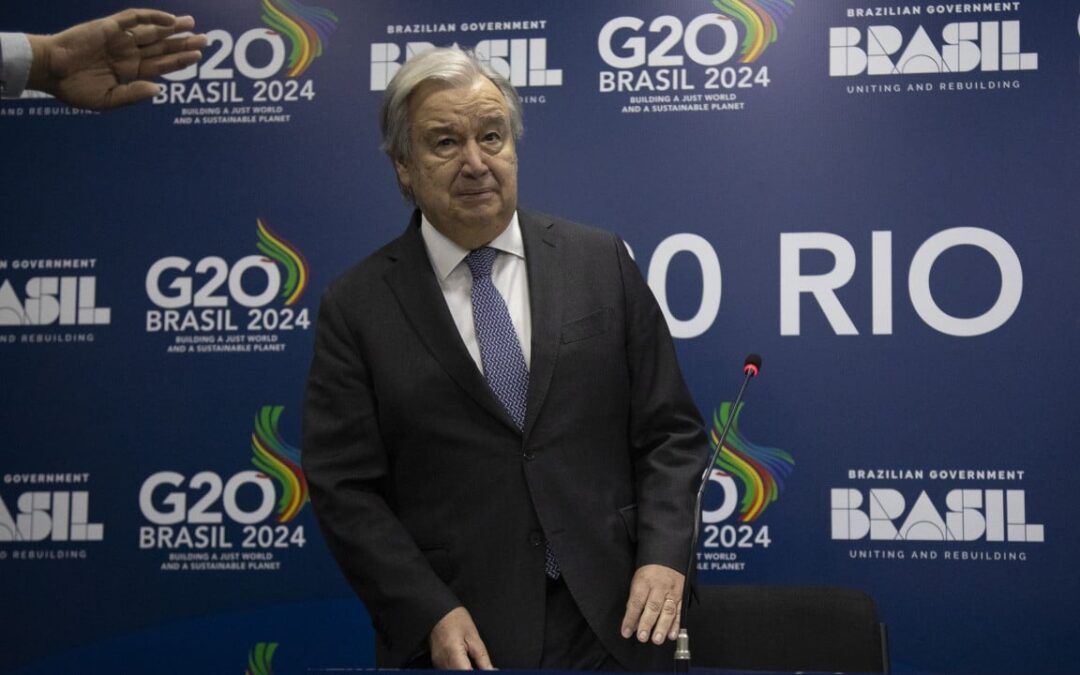 UN chief urges G20 ‘leadership’ on stalled climate talks