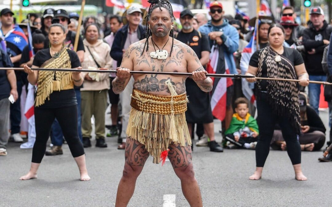 Tens of thousands of Maori march on New Zealand’s parliament