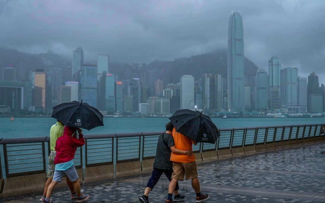 Typhoon Toraji: Hong Kong to issue T3 at 2.40pm, 3 other storms exist at the same time