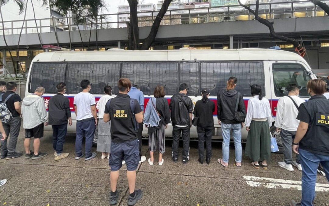 Hong Kong police arrest 16 after raid on gambling den with arcade fishing game machines