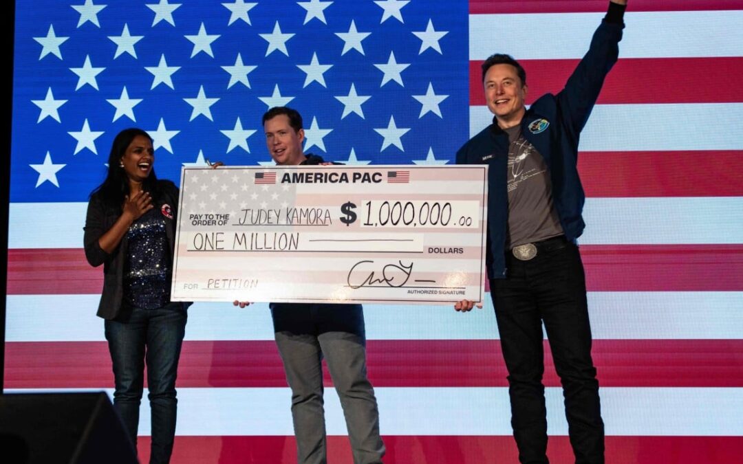 Elon Musk’s US$1 million voter giveaway winners are not picked at random, lawyer says