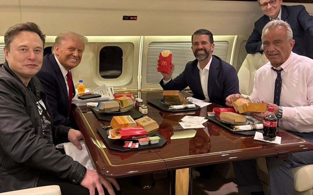 Make America healthy again? Fast food lover Trump and co have McDonald’s on plane