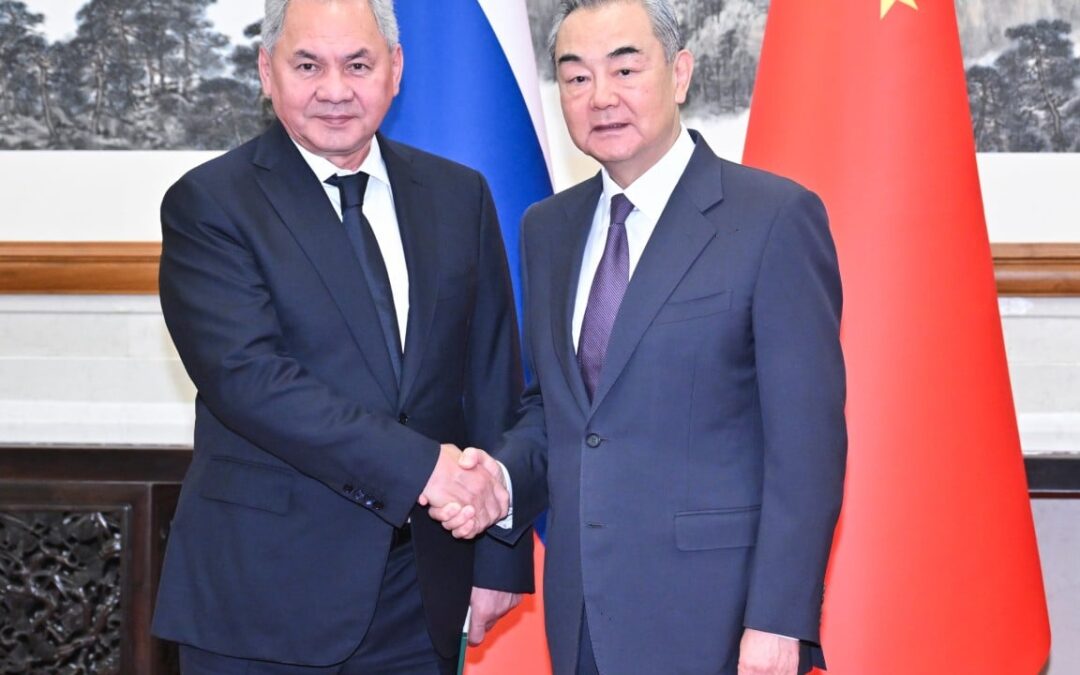 Russian security chief tells Wang Yi that US ‘containment’ must be countered