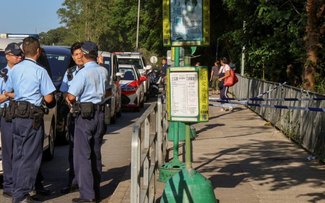 Hong Kong police arrest 8 men over wounding of correctional services officer outside prison