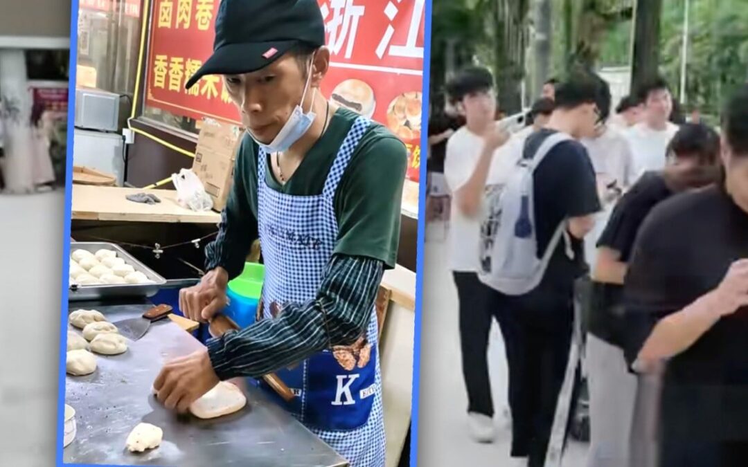 China students rally for pancake vendor with cancer-hit wife, form long queues to buy food