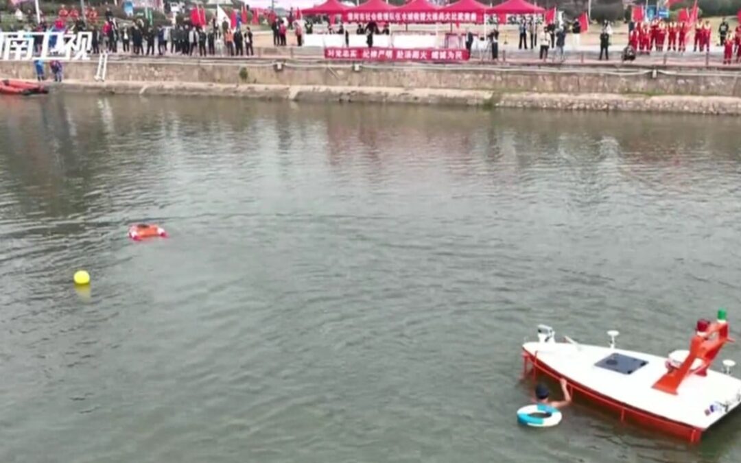 China develops first AI robot lifeguard to stand 24-hour watch over river