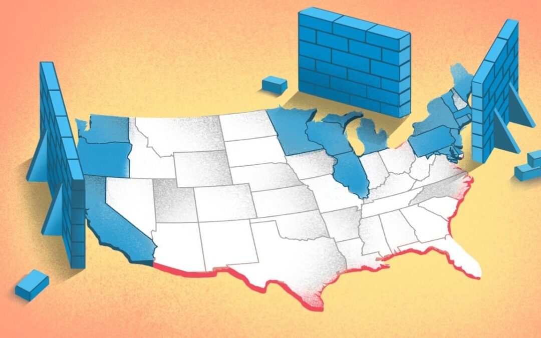 US politics, the Blue Wall and the breaching of it