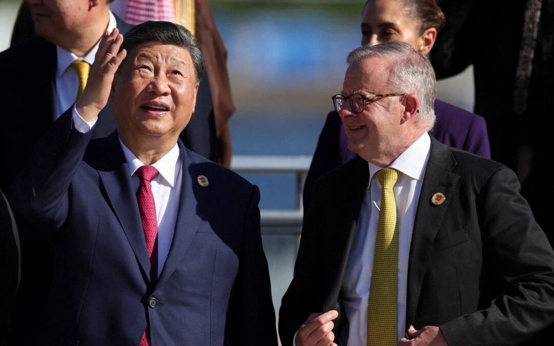 At G20, Xi Jinping and Anthony Albanese discuss improved China-Australia trade relations