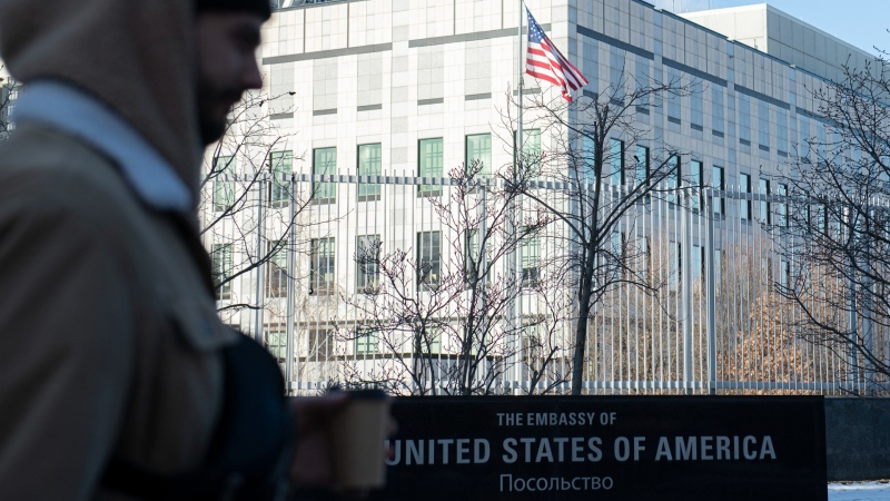 U.S. Embassy in Kyiv shuts due to Russian air attack threat after Biden policy shift