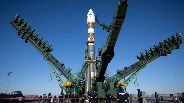 Soyuz Rocket With Resurs-P Satellite Blasts Off From Baikonur