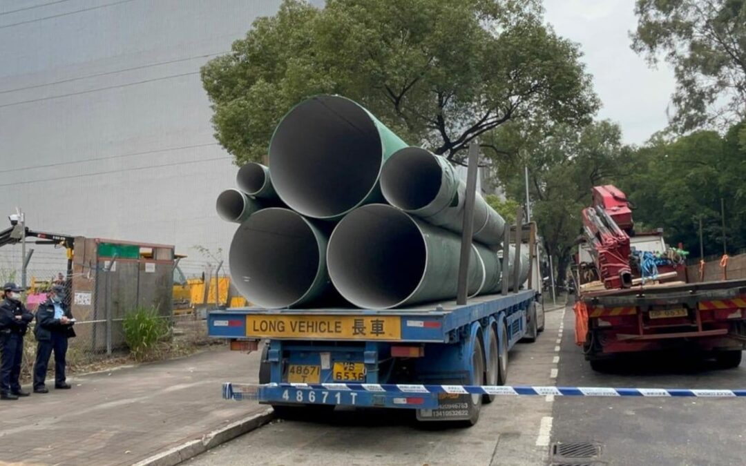 Hong Kong plumber dies in workplace accident, allegedly struck by large water pipe