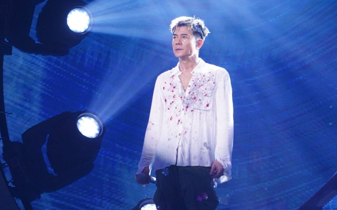 Hong Kong singer Aaron Kwok unharmed after sudden fall from stage in Taipei