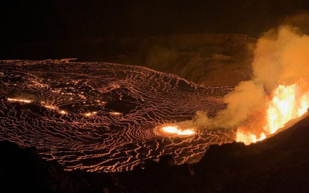 One of the world’s most active volcanoes – Hawaii’s Kilauea – is erupting again