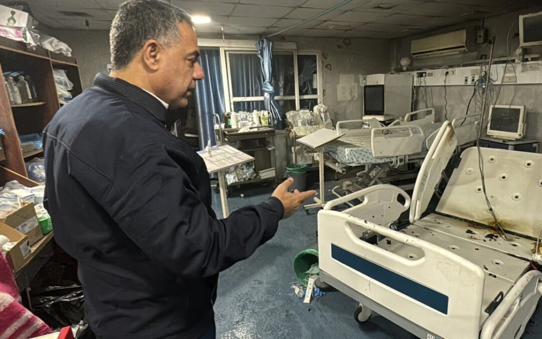 Israel detains director of one of northern Gaza’s last functioning hospitals during raid