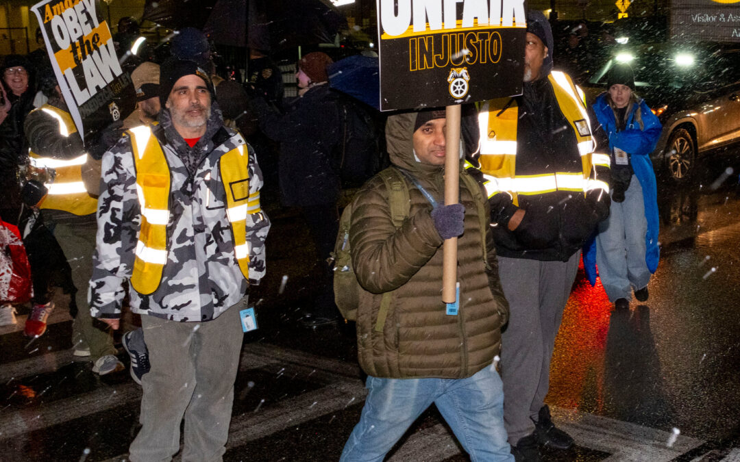 Amazon Warehouse Workers in New York City Join Protest