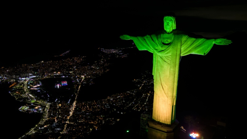 A small plane crashes into a Brazilian town popular with tourists and the number of dead is unclear