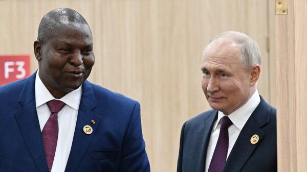 Putin Meets With President of Central African Republic