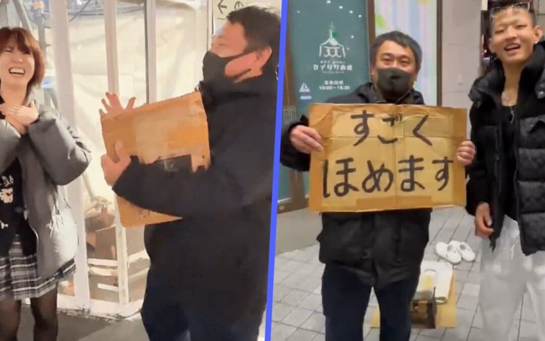 Japan man offers ‘passionate praise service’ on street to pay off debts, earns US$60 daily