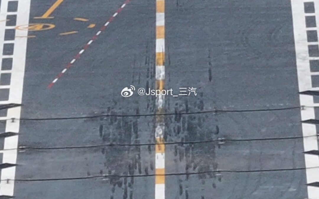 China’s Fujian carrier shows signs of heavier flight deck activity after latest sea trial