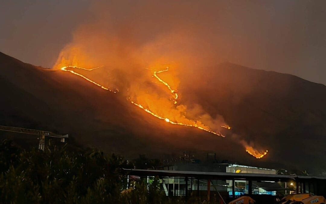 2 hikers rescued from hill fire raging over 4 hours in Hong Kong’s Yuen Long