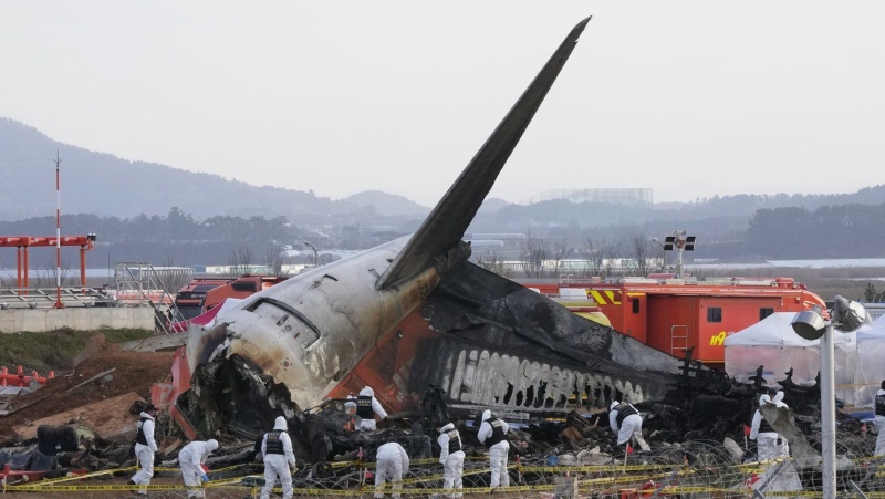 Black boxes from South Korea plane crash failed to record final 4 minutes, officials say