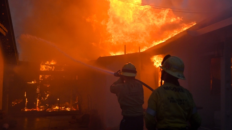 Uncontained L.A. wildfires are still burning. Here’s the latest as firefighters battle the flames