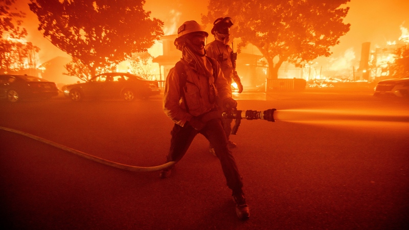 Tracking the L.A. wildfires