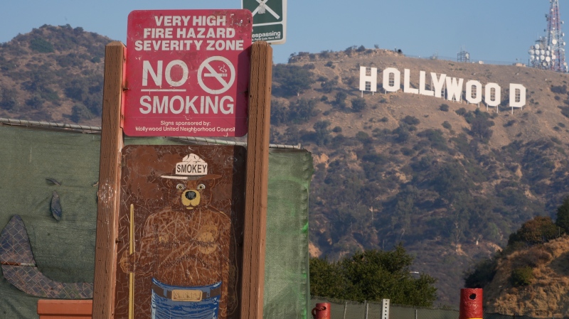 Fake images of burning Hollywood sign circulate on social media